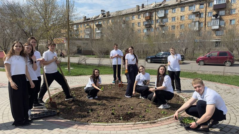 Карагандинская область приняла участие в челлендже по озеленению страны