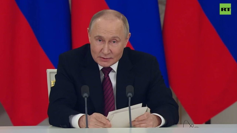 Путин предложил Украине вести прямые переговоры без каких-либо предварительных условий