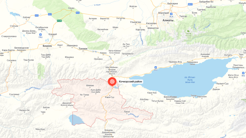 Землетрясение в Кыргызстане зарегистрировали сейсмологи из Казахстана