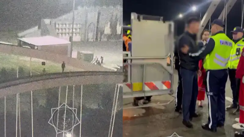 Астанинский мост как символ отчаяния: мужчина рискует жизнью ради месседжа к суду и бывшей Астане