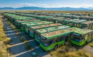 Более 570 ржавых автобусов под Алматы нашли новых владельцев на электронных торгах