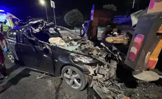 Ночной танец металла: Lexus и автобетононасос столкнулись в Алматы в роковом ритме