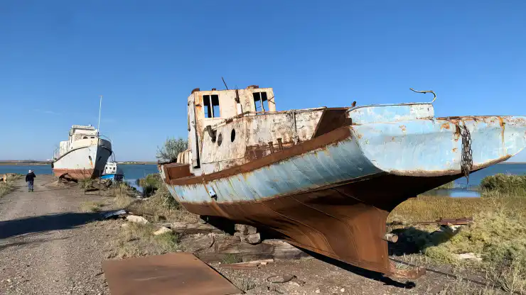 Вид на Балхаш из Улкена