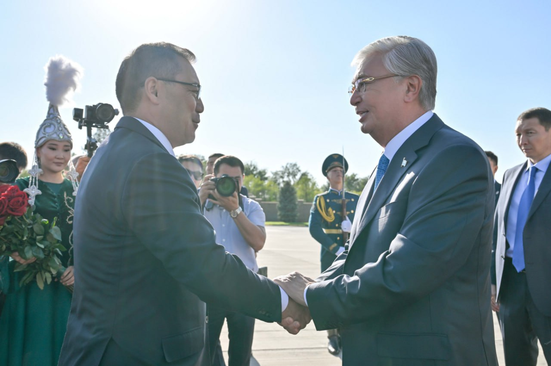 Садыр Жапаров и Касым-Жомарт Токаев