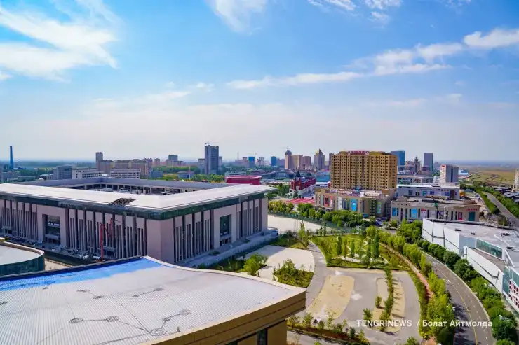 Вид на китайскую сторону "Хоргоса"