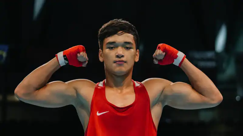 Бейбарыс Аширбай из Алматы нокаутировал соперника и вышел в финал чемпионата Азии среди юношей до 19 лет Астане