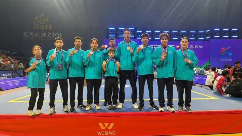 Юные спортсмены Казахстана блестяще выступили на чемпионате Азии по ушу в Китае, завоевав 12 медалей Астане