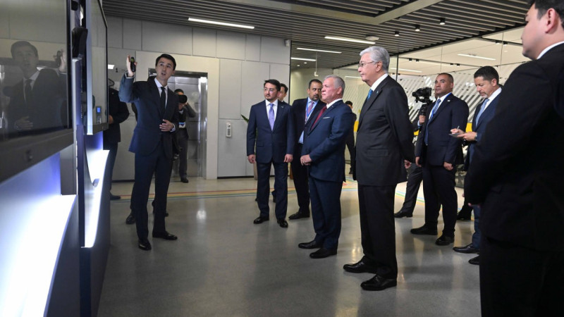 Королю Иордании показали центр AlemAI Астане