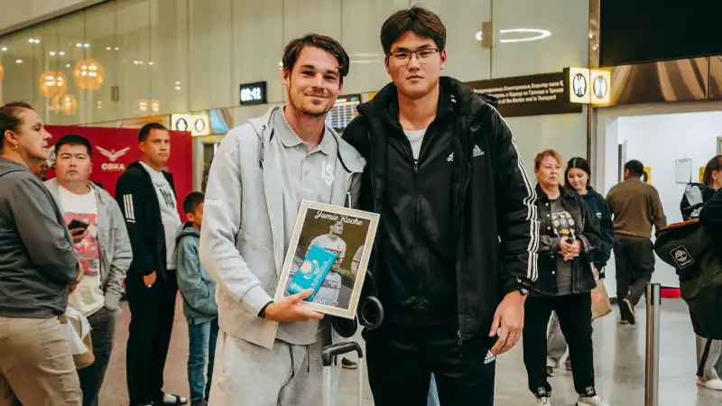 Казахстанский шоколад покорил швейцарскую команду: теплый прием в Астане перед матчем Лиги конференций Астане