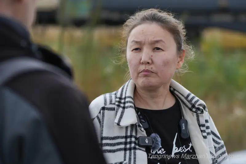 Айгуль Байжанова, жительница Лесозавода. Фото: ©️ / Маржан Куандыкова