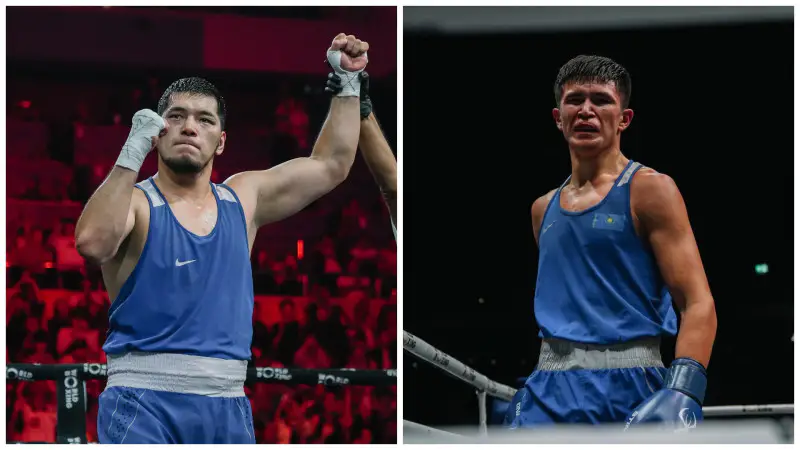 Казахстанские боксеры Оралбай и Сабыхан сразятся в четвертьфинале ЧМ по боксу в Англии Астане