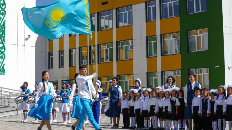 Шымкент открывает новую школу в рамках национального проекта 'Келешек мектебі' в День знаний Астане