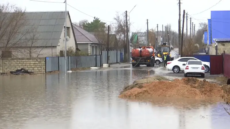 Потоп в Актобе, весна 2025 года. Фото: ©️