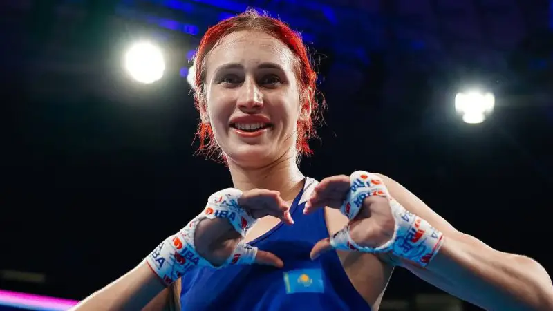 Казахстанка Виктория Графеева разгромила соперницу и вышла в 1/4 финала ЧМ по боксу Астане