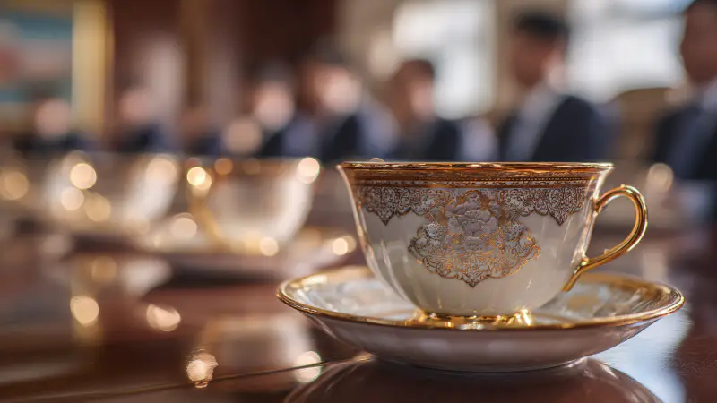 Чайные ритуалы чиновников: как казахстанский фарфор и международные традиции создают уникальный вкус власти Астане