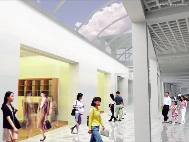 Эскиз подъезда ЖК Северное сияние