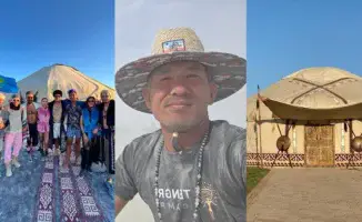 Казахская юрта на Burning Man: путь от Талгара до Лос-Анджелеса