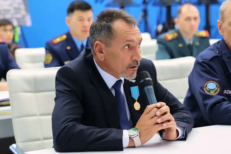 Пресс-конференция в Службе центральных коммуникаций: достижения и новые инициативы МЧС Казахстана (7)