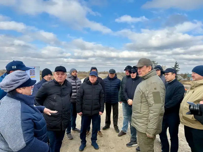 Реконструкция защитных сооружений в Кызылжарском районе активно продолжается (6)