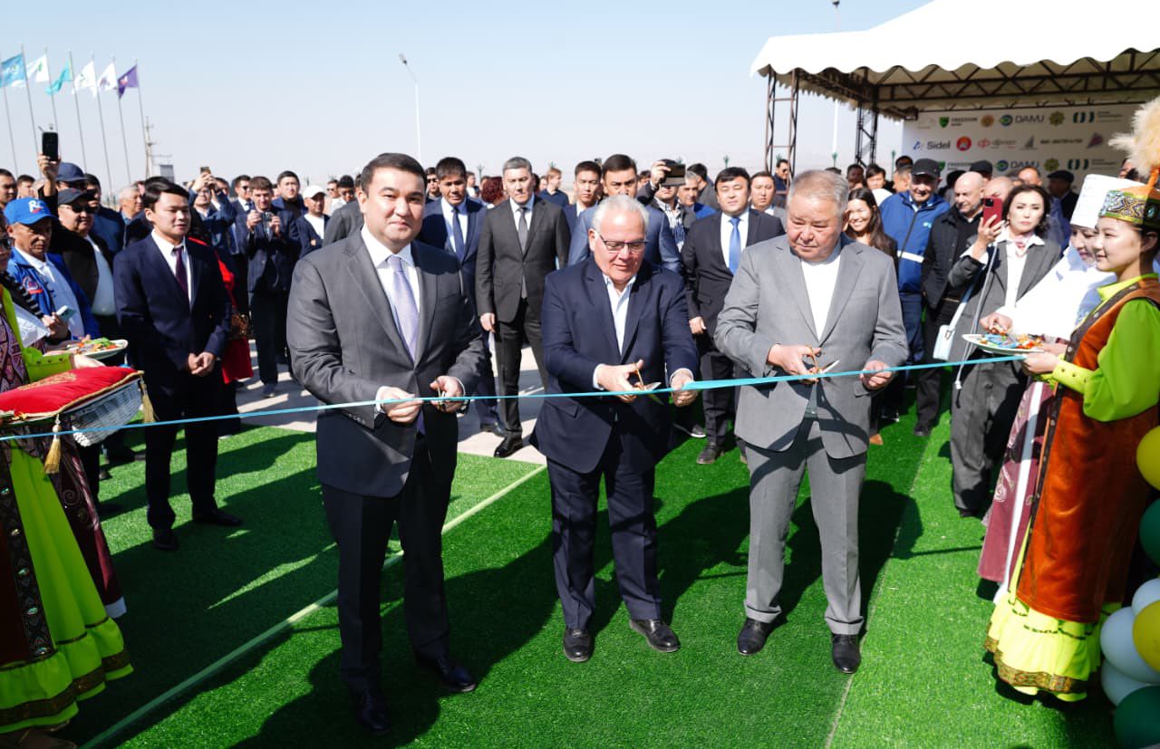 Тюлькубас: Открытие завода Beibars Bottlers