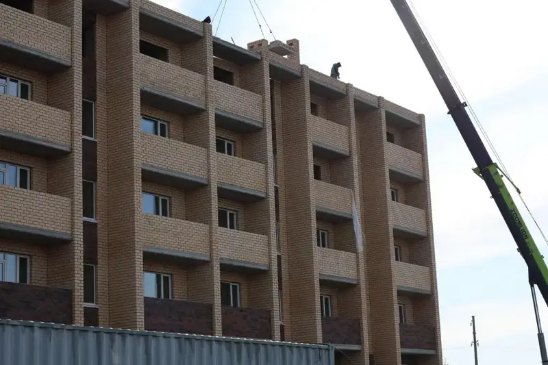 Строительство 120-квартирного дома в Буландынском районе Астане