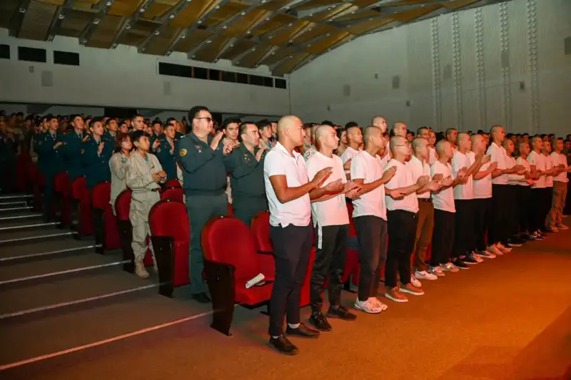 В Астане прошла военно-патриотическая акция «Ел қорғау – нағыз ерлер ісі» (3)