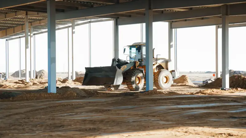 В области Абай активно ведется строительство крупного мясокомбината (3)