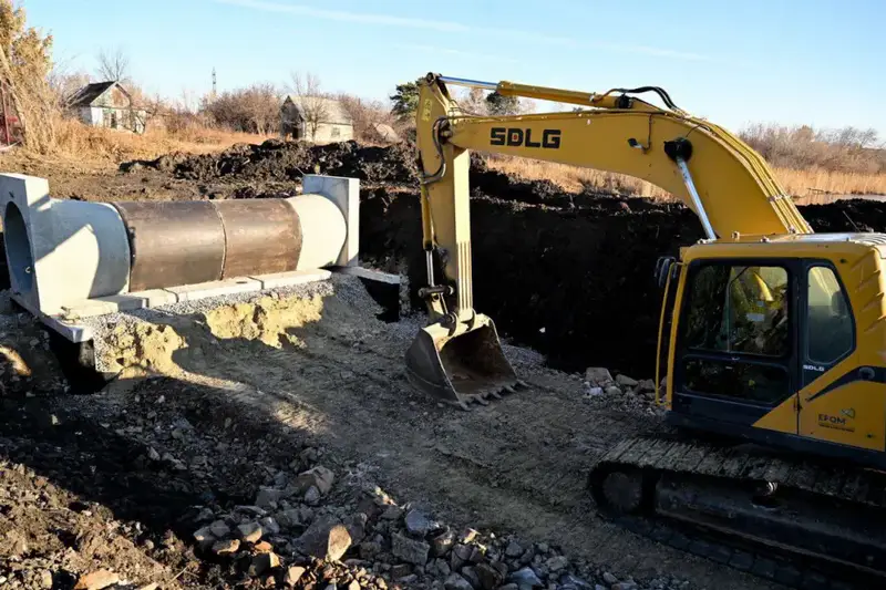 В Петропавловске завершаются все этапы строительства обводного канала (3)