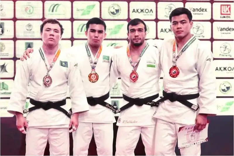 Гвардейцы медали Открытый Кубок Азии дзюдо Актау Астане