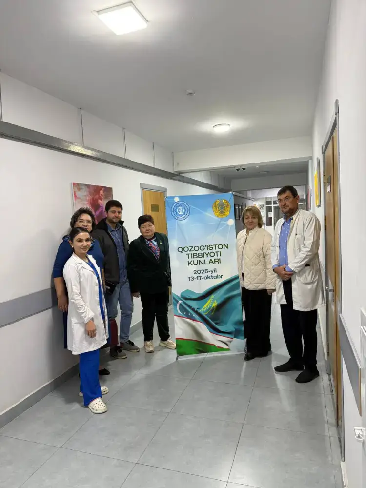 В рамках Дней казахстанской медицины в Узбекистане более 100 специалистов ведущих клиник страны провели выездные консультации, мастер-классы и операции в пяти городах Узбекистана — Ташкенте, Фергане, Самарканде, Бухаре и Нукусе (3)