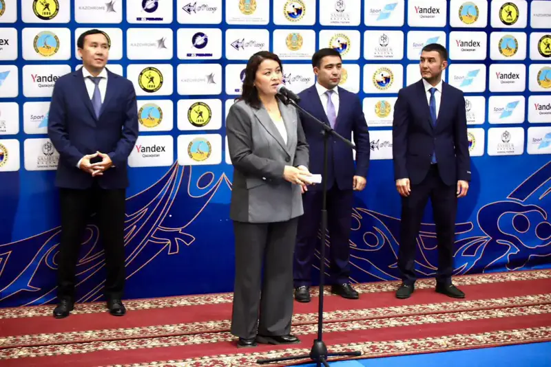 Открытие Чемпионата Казахстана по дзюдо в Дворце спорта Баянтау Астане
