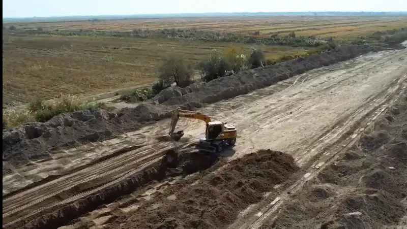 Реконструкция канала К-17 в Туркестанской области началась для повышения эффективности орошения Астане
