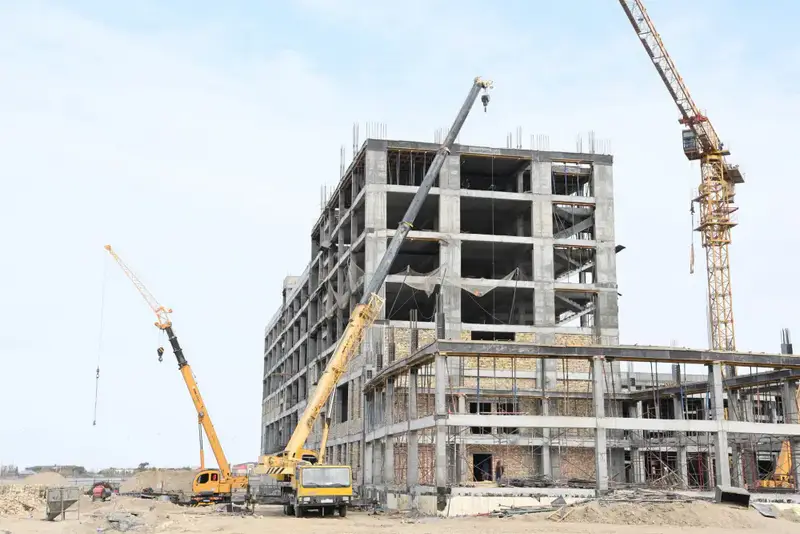 В Кызылорде строится современный медицинский центр (9)