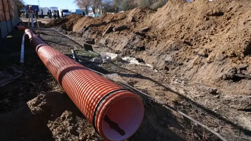 В селе Доскей Бухар-Жырауского района завершаются работы по реконструкции канализационных сетей и модернизации водоснабжения Астане