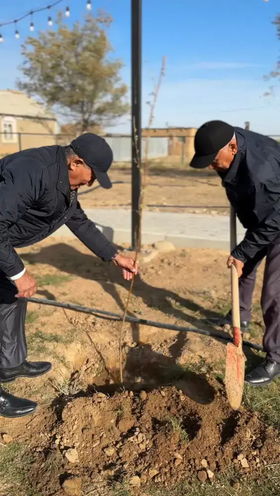 В селе Бодене в рамках акции «Таза Қазақстан» высажено более тысячи саженцев (9)