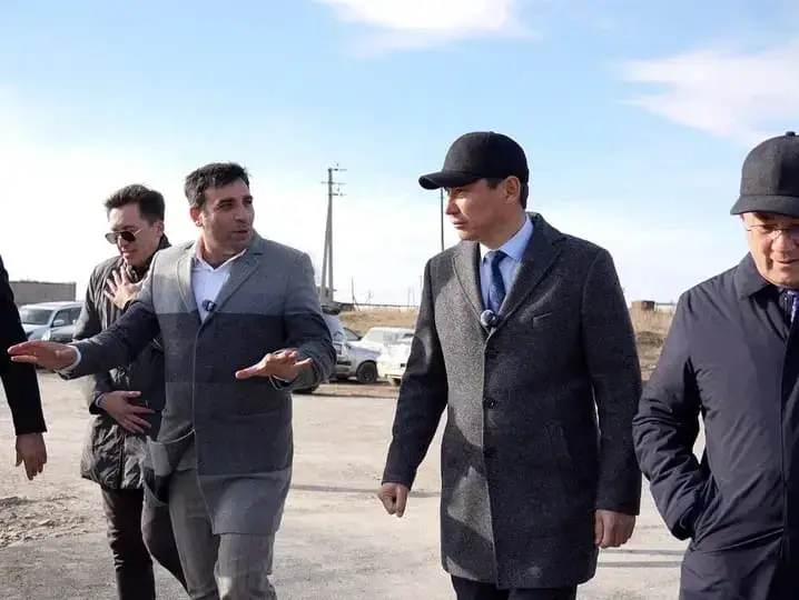 Новый асфальтовый завод в Атбасаре Астане