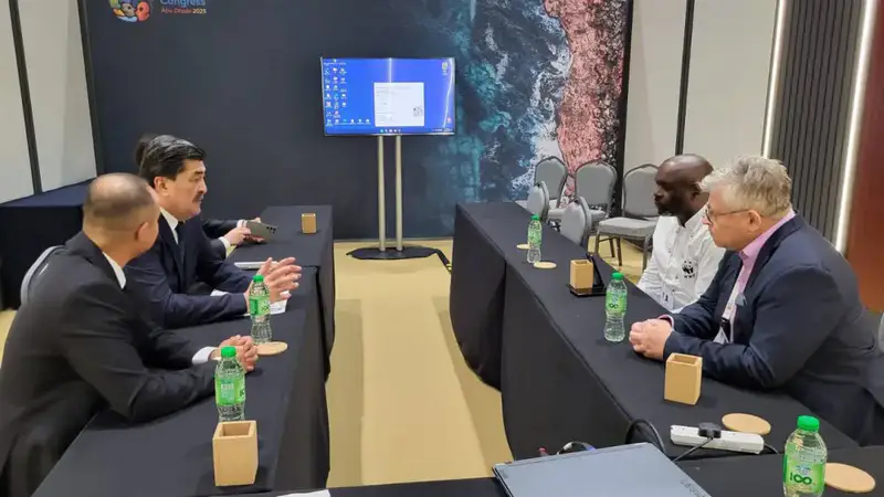 Министр экологии Казахстана обсудил с WWF меры по защите сайгака в Абу-Даби Астане