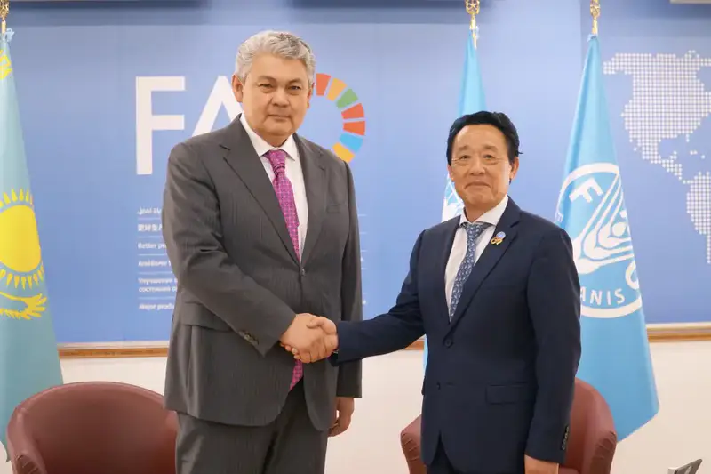 Глава МИД Казахстана провёл встречу с Генеральным директором ФАО и принял участие в открытии комнаты «Казахстан» (6)