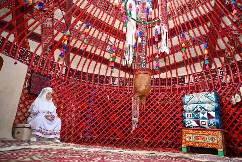 Особый подарок от Мангистау ТЮРКСОЙ: в Анкаре установлена казахская юрта (7)