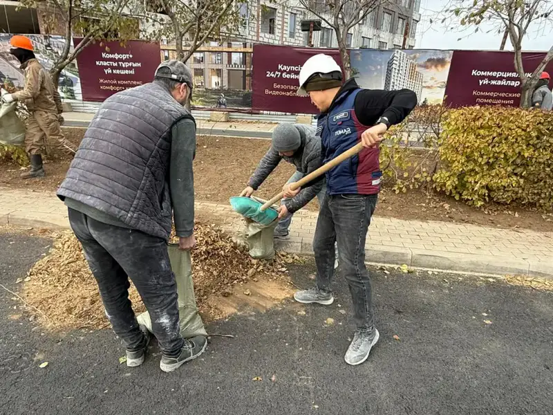 Масштабный общегородской субботник стартовал в Астане (10)
