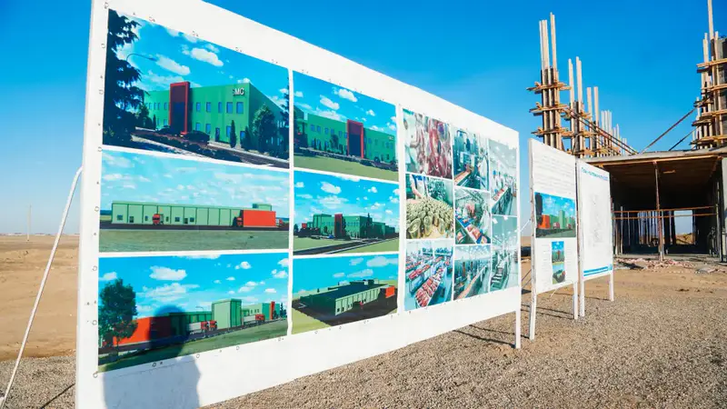 В области Абай активно ведется строительство крупного мясокомбината (4)