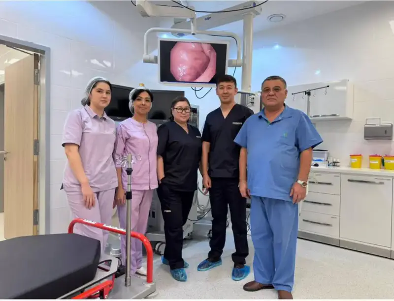 ВЕДУЩИЕ ВРАЧИ ЭНДОСКОПИСТЫ НИИКВБ ПРОВЕЛИ МАСТЕР-КЛАССЫ ДЛЯ УЗБЕКСКИХ КОЛЛЕГ (5)