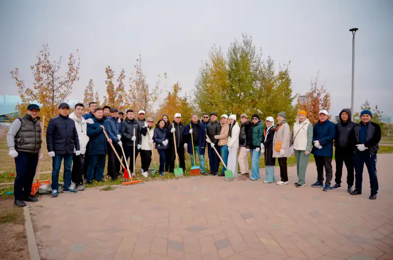 Министерство науки и высшего образования РК приняло участие в экологической акции «Таза Қазақстан» (3)