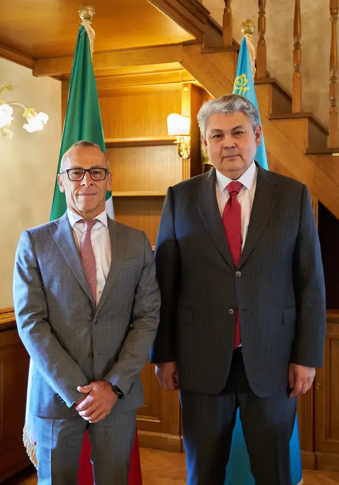 Ермек Кошербаев обсудил с итальянскими бизнесменами проекты в Казахстане Астане