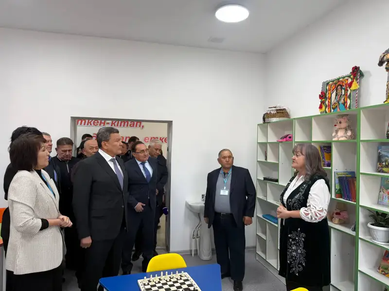 В селе Еңбек Есильского района открылась новая начальная школа на 50 мест (7)