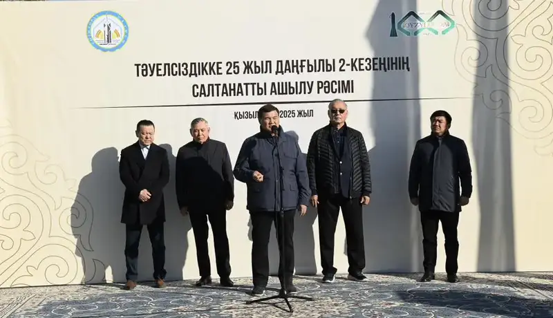 В Кызылорде завершен и сдан в эксплуатацию второй этап проспекта 25 лет Независимости (5)