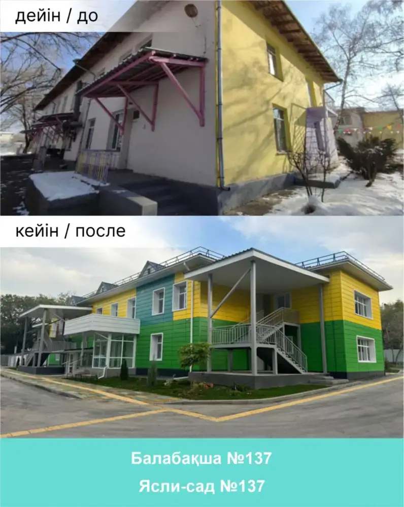 Социальные объекты Алматы обновлены к празднику Астане