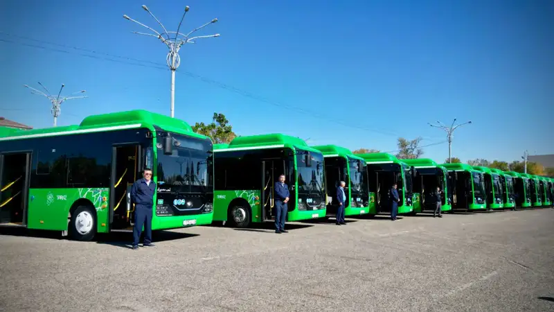 Улучшение общественного транспорта в Таразе: 24 новых автобуса сократят время ожидания Астане