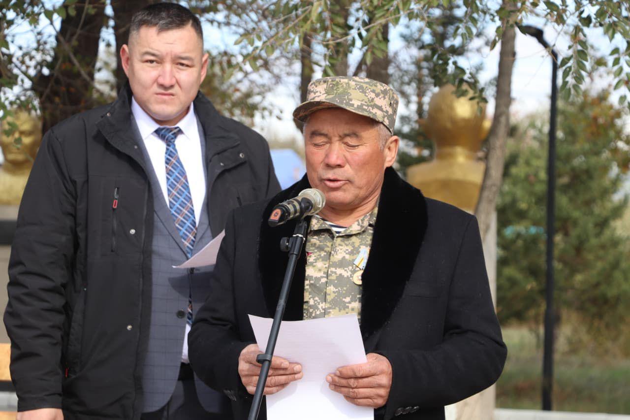 В Кокпектинском районе открыт сквер в честь ветеранов афганской войны (2)