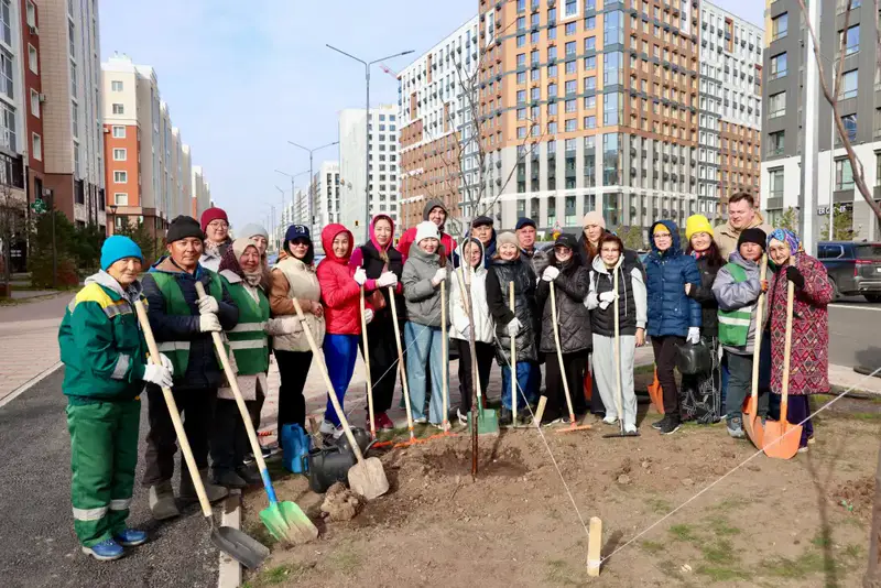 В рамках республиканской экологической акции «Таза Қазақстан» коллектив Высшего Судебного Совета Республики Казахстан принял участие в общегородском субботнике (9)